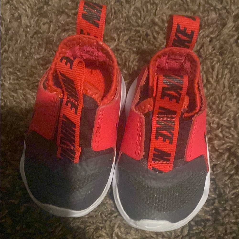 Nike Kids Red and Black Shoes
